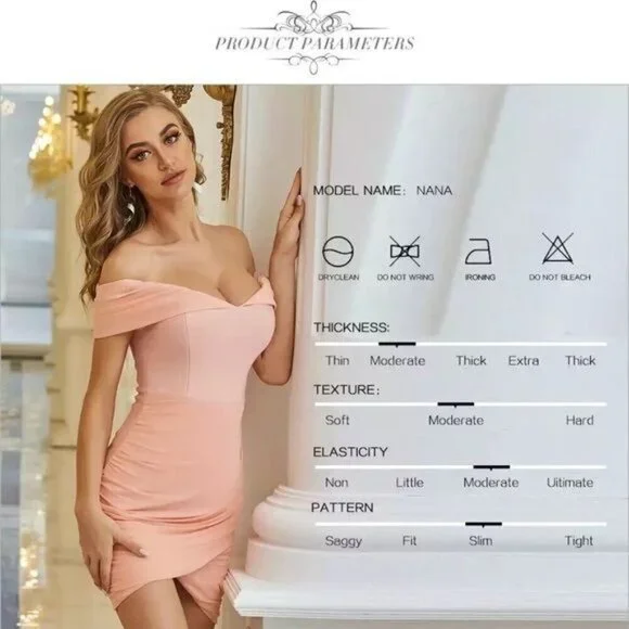 pink off shoulder bodycon dress drop shoulder event party dress ruched front